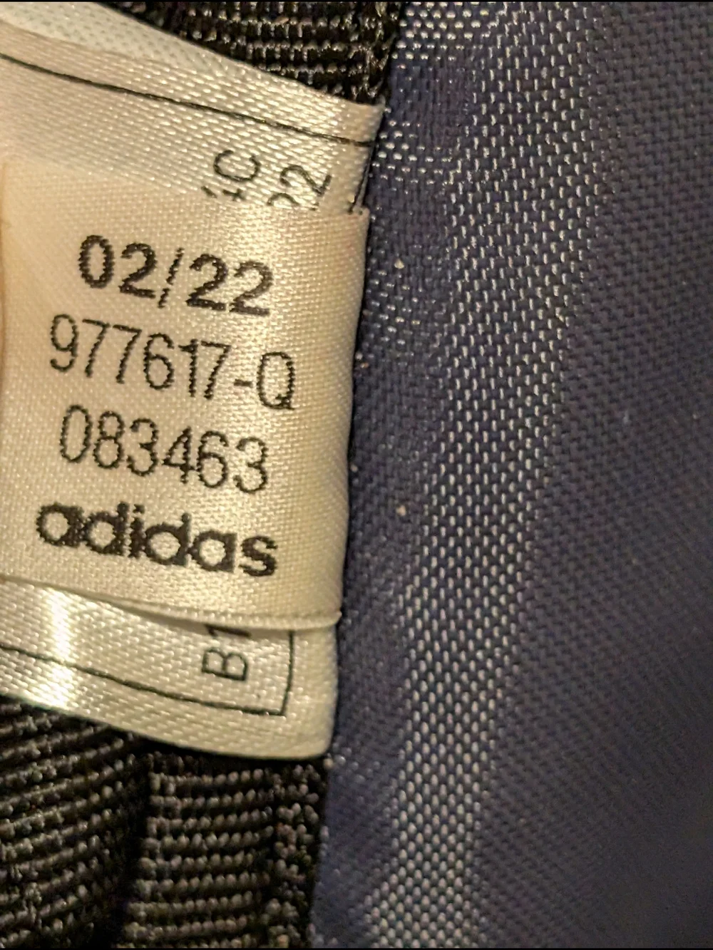adidas Kid's Gray Camo Backpack with Yellow Logo